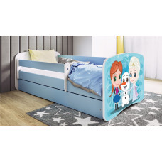 Kocot Kids Bed babydreams blue frozen land with drawer with mattress 160/80