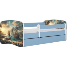 Kocot Kids Bed babydreams blue ship with drawer with mattress 180/80