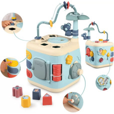 Smoby Little Sensoryczna Kostka Aktywności dla Dzieci Sorter Labirynt 13w1