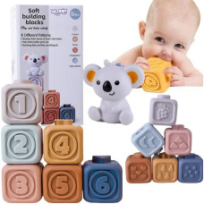 Woopie BABY 51725 Zestaw piramidka klocki sensoryczne