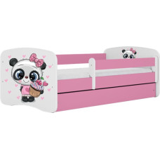 Kocot Kids Bed babydreams pink panda without drawer with mattress 140/70