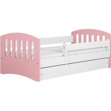 Kocot Kids Bed classic 1 mix pale pink without drawer with mattress 140/80