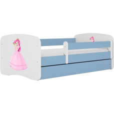 Kocot Kids Bed babydreams blue princess with drawer with mattress 140/70