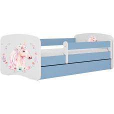 Kocot Kids Bed babydreams blue horse without drawer with mattress 180/80