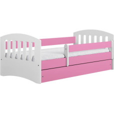 Kocot Kids Bed classic 1 pink with drawer with mattress 180/80