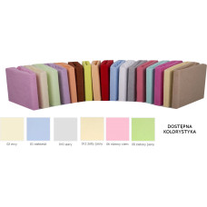 Atk Kieczmerscy ATK (MINIANIA) Cotton sheet with elastic band 120x60cm jersey