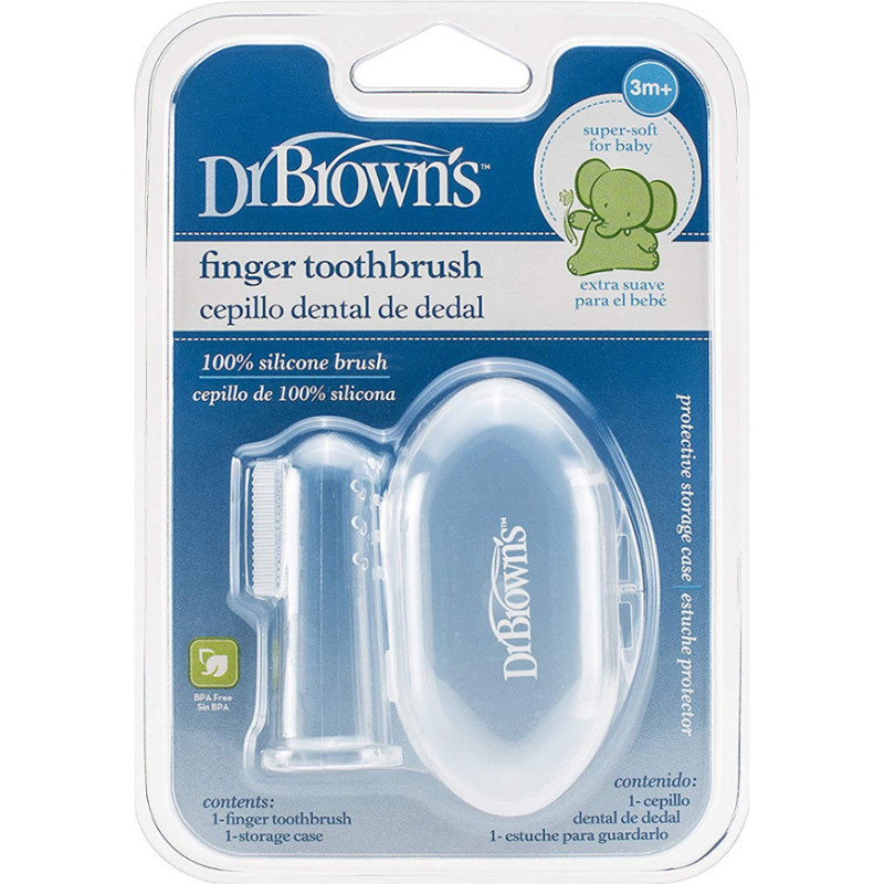 Dr.browns HG010 Silikonowa szczoteczka do czyszczenia zębów z pudełkiem