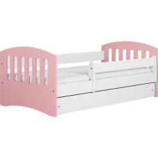 Kocot Kids Bed classic 1 mix pale pink without drawer with mattress 160/80