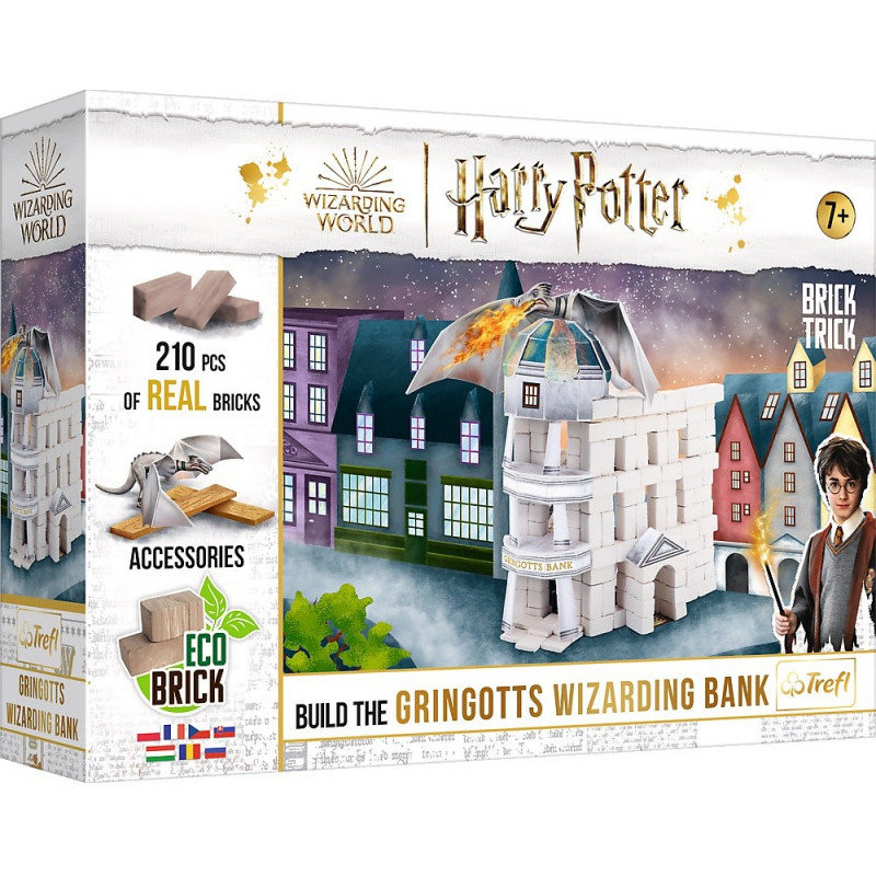 Trefl BRICK TRICK 61674 Harry Potter - Gringotts Wizarding Bank