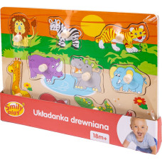 Minikid UKŁADANKA DREWNIANA - 83596 / 35965  -  ZWIERZĘTA