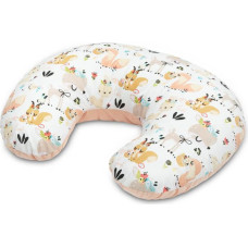 Sensillo PILLOW FOR FEEDING VELVET PICNIC PEACH