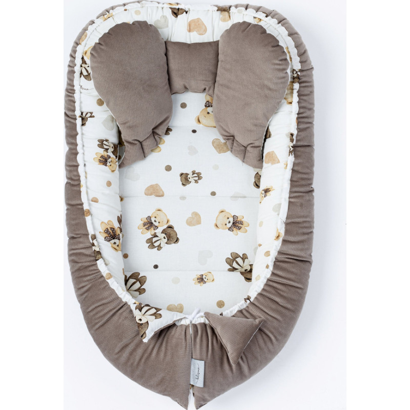 Minikid Cocoon - P02-0653 - VELVET - PETIT - BROWN