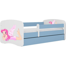 Kocot Kids Bed babydreams blue fairy with wings without drawer with mattress 180/80