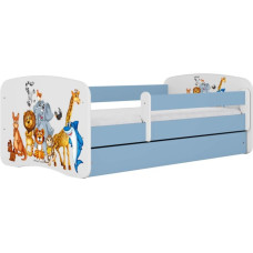 Kocot Kids Bed babydreams blue animals without drawer with mattress 160/80