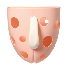 BABYONO jug for collecting and storing toys in the bathroom, 262 salmon