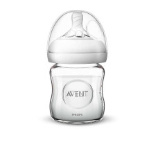 PHILIPS AVENT glass feeding bottle Natural 125 ml, 0M +, SCF051 / 17