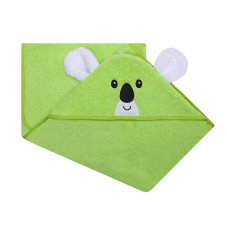 DUET BABY Hooded Towel ANIMALS, 324 KOALA green