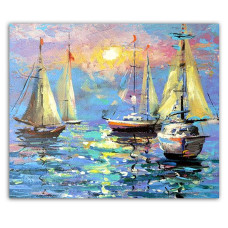 TSVETNOY Diamond painting 40x50cm Quiet Harbour, LG059e