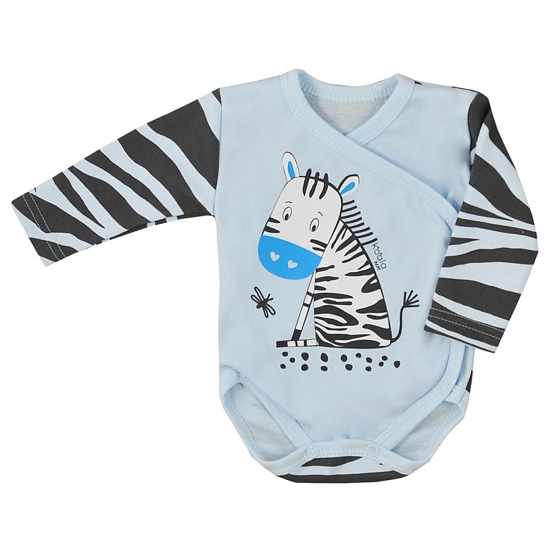 KOALA SAWANNA body with long sleeves 62 size 08-057 blue