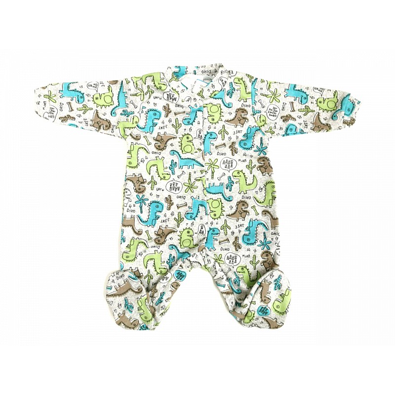 ZUZIA romper with long sleeve 80 size JEŽ 1733/80 Grey Dino