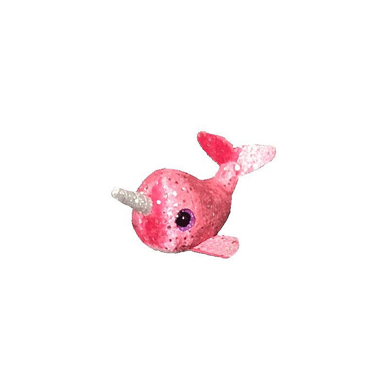 TY Teeny Tys Toy NELLY - pink narwhal 9cm, TY41259