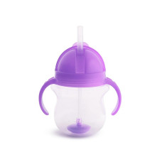 MUNCHKIN any angle straw cup, violet, 6 m+, 207 ml, 90143