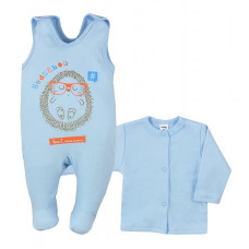 AMMA BABY IGIELKA romper with blouse 56 size, T1-760 blue