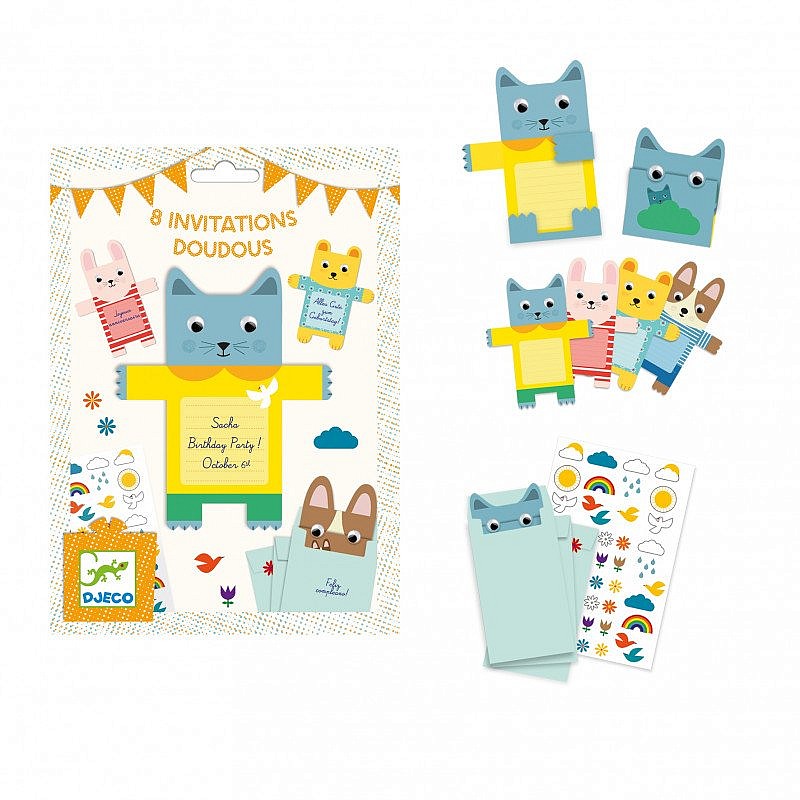 Parties - Invitation cards - Cuddly toys