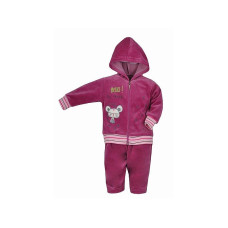 KOALA HELLO velor tracksuit size 68 04-857 burgundy