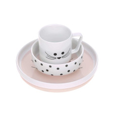 LASSIG Dish Set Porcelain/Silicone Little Chums Mouse 1210037725