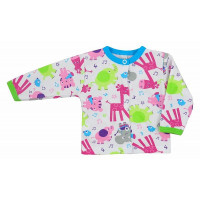 BOBAS NASZE ZOO blouse size 80 3168 - turquoise