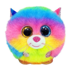 TY PUFFIES toy GIZMO - rainbow cat puf 8cm, TY42520