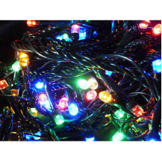 200 LED Christmas outdoor garland, length 18.7 m., multicolor