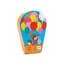 DJECO Silhouette puzzles - The hot air balloon - 16 pcs DJ07270