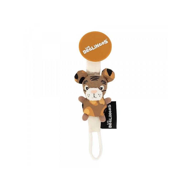 DEGLINGOS Pacifier clip - Speculos - The Tiger 36630