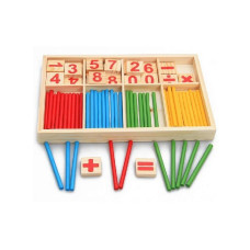 MPORT Children counting wooden stick set MJ3857