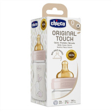 CHICCO Latex feeding bottle Original Touch for girls, 150ml 27610.10