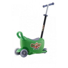 MILLY MALLY SNOOP! Scooter 3in1 GREEN