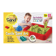 GERARDOS TOYS Secret Sand Castle Sand Art with base and 5 forms 750g 3y+ 56399