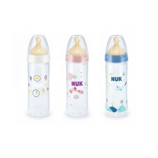 NUK Classic PP bottle 250ml with First Choice Plus latex teat 6+m, SD15 741646 1pcs