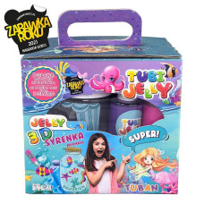 Tubi Jelly set with 6 colours and small aquarium - Mermaid