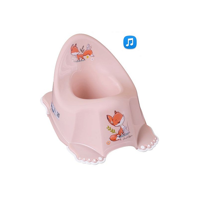 TEGA BABY FOREST FAIRYTALE Anti-slip potty with music, PO-069-107 LIGHT PINK