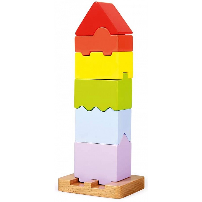 BINO wooden blocks Sorting tower 81037 PROMOTION