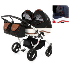 TAKO DALGA LIFT DUO 3in1 stroller for twins, color 01