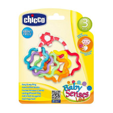 CHICCO rattle - teether "Stars", 3m+