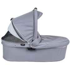 VALCO BABY Q Bassinet for Snap 4 Ultra stroller, Cool Grey 9958