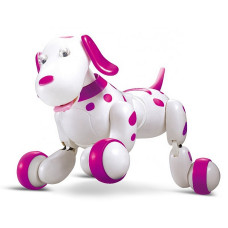 Interactive puppy with remote control, pink