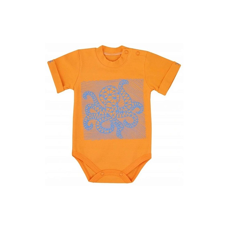 KOALA OCTOPUS short sleeve body size 62, 08-537 ORANGE