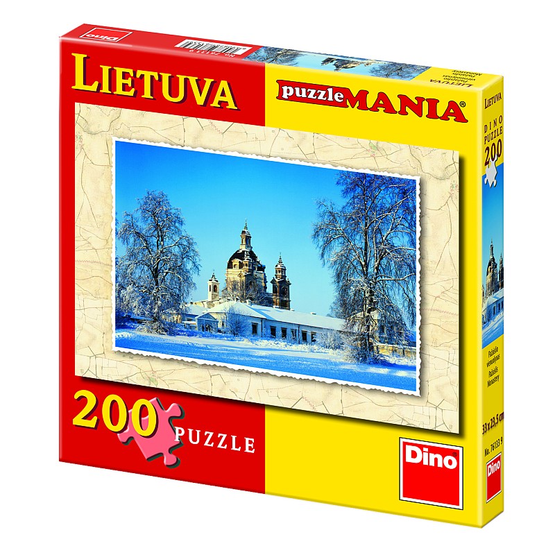 DINO Puzzle 200pcs. Lithuania Pažaislis Monastery