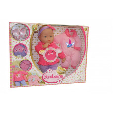 BAMBOLINA doll with melody or baby sounds, 36cm with accessories, BD1833